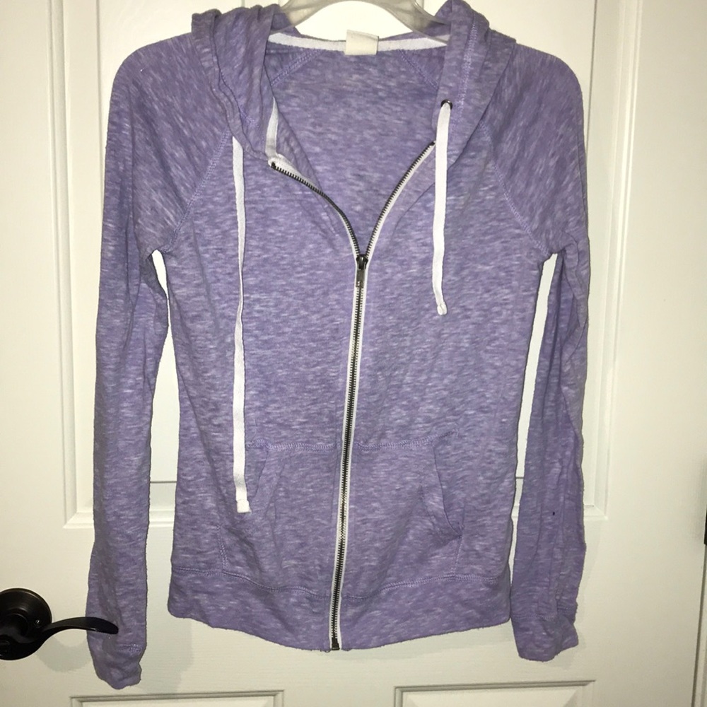 Light purple zip up jacket